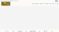 Desktop Screenshot of kloverproducts.com